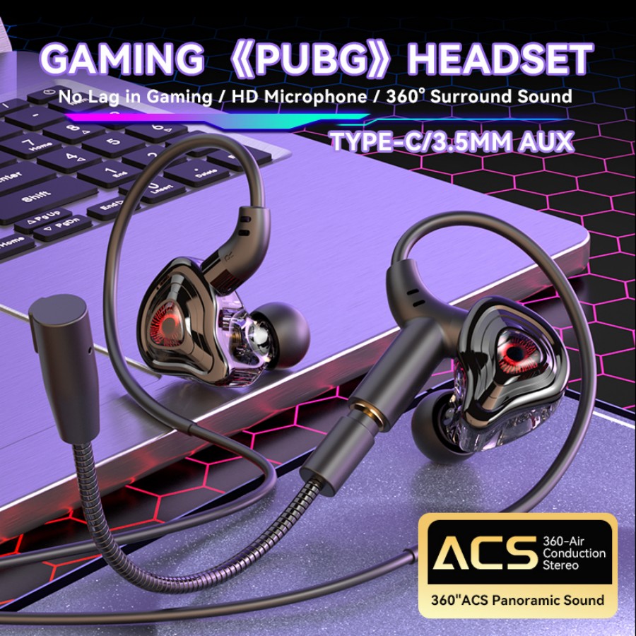 Esports Gaming Bar - Esports Gaming Headset 360° Surround Sound