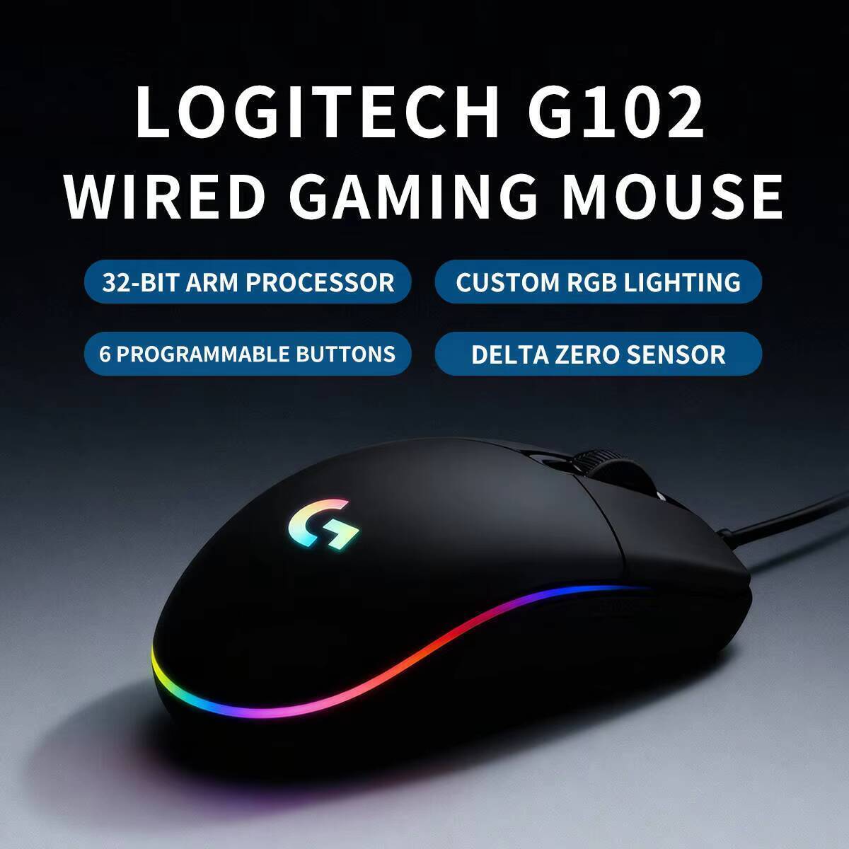 Logitech G102 Wired Gaming Mou - Esports Gaming Tournaments 评论和价格