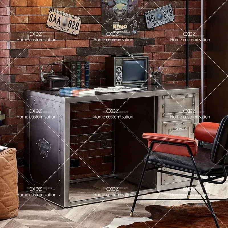 Industrial Style Computer Desk - Esports Gaming Industry 评论和价格