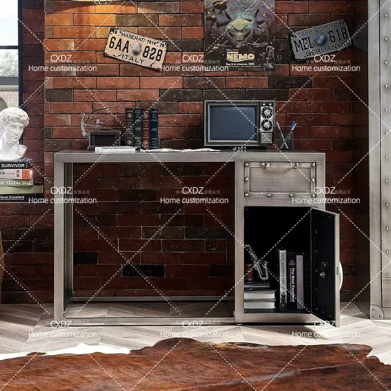 Industrial Style Computer Desk - Esports Gaming Industry 评论和价格