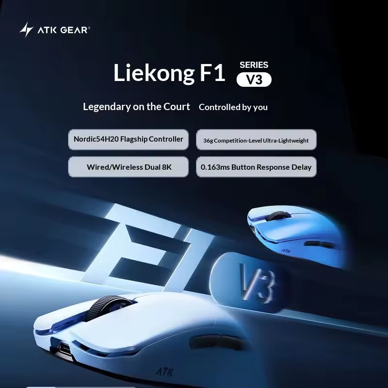 ATK F1 V2/V3 Tri Mode Wireless - Esports Gaming Mouse 评论和价格